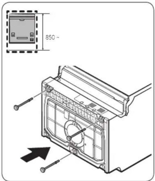 SAMSUNG DW60A8050BB - PASSAGGIO 2 Per inserire il soppiedino (tranne i modelli ad installmente libera) - 1