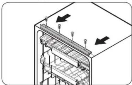 SAMSUNG DW60A8050BB - STEP 6 Install the trim - 3