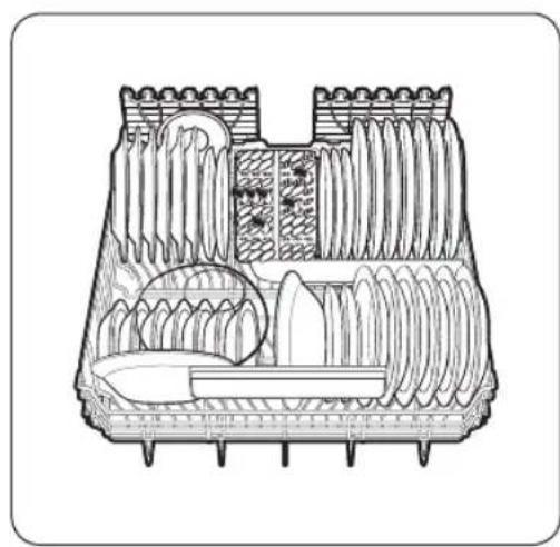 SAMSUNG DW60A8050BB - Unterkorb - 2