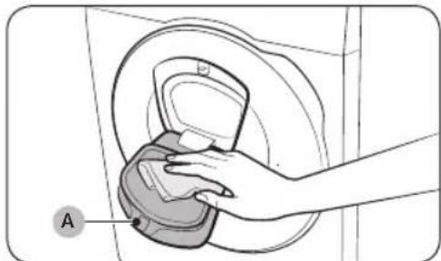 SAMSUNG WD90T654DBE - Porta AddWash (apenas nos modelos aplicáveis) - 1