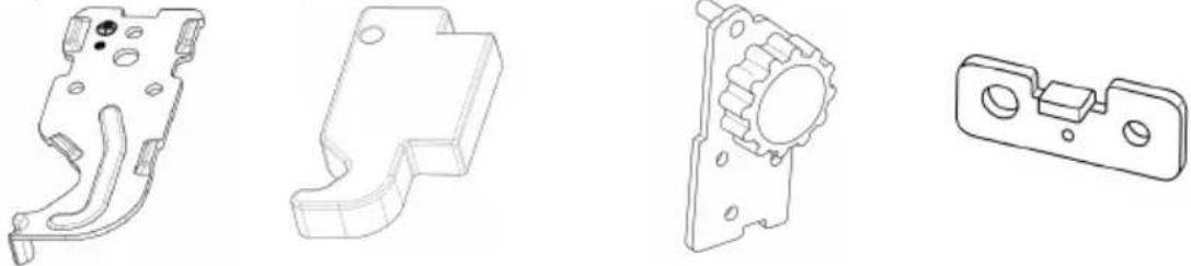 TCL RB315WM1110 - Instruction d'opération de porte réversible (Optionnel) - 1