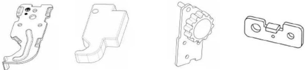 TCL RB315WM1110 - Instruccion de operacion de la puerta reversible (optional) - 1