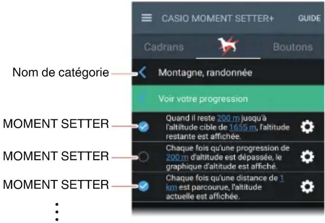 CASIO Pro Trek Smart WSDF10 - Utilisation de MOMENT SETTER - 1