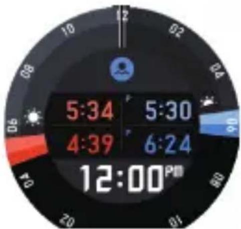 CASIO Pro Trek Smart WSDF10 - Lever/coucher soleil \*1 - 1