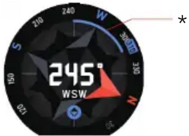 CASIO Pro Trek Smart WSDF10 - Pour verrouiller la direction - 1
