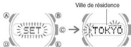 CASIO GShock GSTB200 - Réglage de la durée de l'éclairage - 1