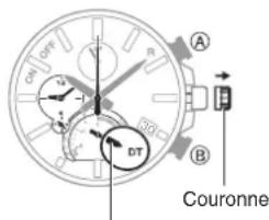 CASIO Edifice EQB1000D - Configuration des réglages de l'alarme - 1