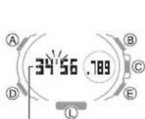 CASIO GShock GSTB300S - Chronométrage des deux premiers couleurs - 3