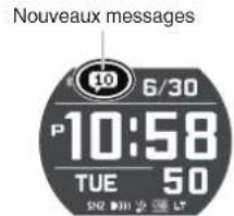 CASIO GShock GBX100 - Réception des notifications du téléphone - 1