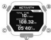 CASIO GShock GBX100 - Suppression d'un enregistrement particulier de données du journal - 1