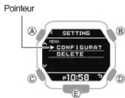 CASIO GShock GBX100 - Activation et désactivation des notifications pour les appeals entrants - 1