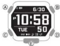 CASIO GShock GBX100 - Guide d'utilisation 3482 - 1
