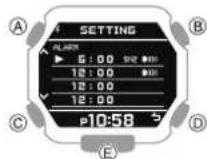 CASIO GShock GBX100 - Configuration des réglages de l'alarme - 2