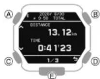 CASIO GShock GBX100 - Affichage des enregistements des données du journal enregistré - 4