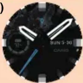 CASIO GShock GSWH1000 - Informations en fond - 2