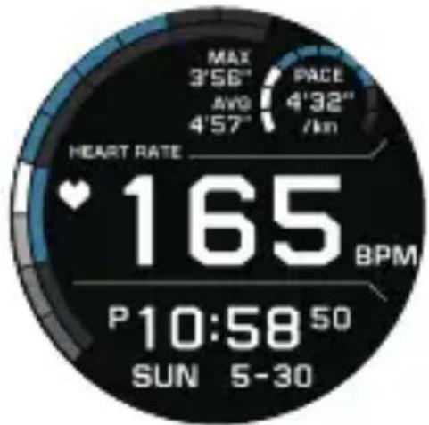 CASIO GShock GSWH1000 - Pour démarrer une mesure, appuyez sur le bouton START. - 1