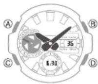 CASIO GShock GSTB400 - Montre Guide d'utilisation 5657 CASIO - 3