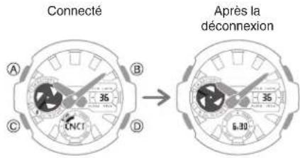 CASIO GShock GSTB400 - Déconnexion de votre téléphone - 1