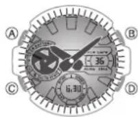CASIO GShock GSTB400 - - Activation de l'éclairage - 1