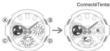 CASIO GShock GSTB400 - Enregistrement de votre localisation actuelle (TIME &amp; PLACE) - 1
