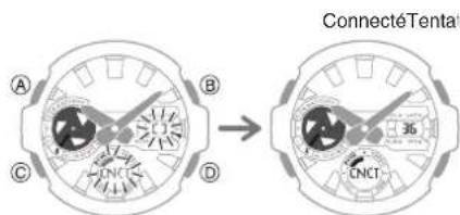CASIO GShock GSTB400 - Modification du réglage de l'heure d'été de la ville de résidence - 1