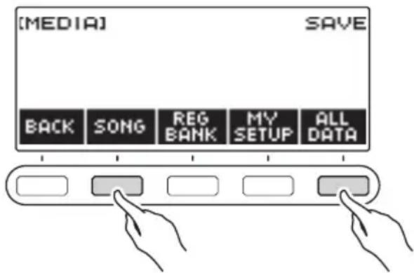 CASIO CTS400 - Sauvegarde des données du clavier numérique sur une clé USB - 1