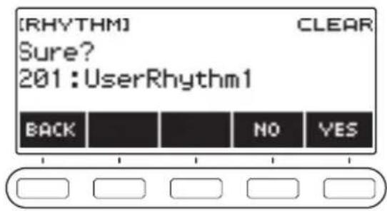 CASIO CTS400 - Appuyez longuement sur MENU. - 1