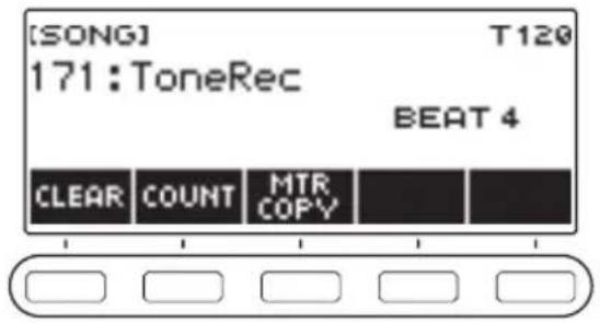 CASIO CTS400 - Tournez le cadran pour sélectionner l'enregistrement facile que vous souhaitez supprimer. - 1