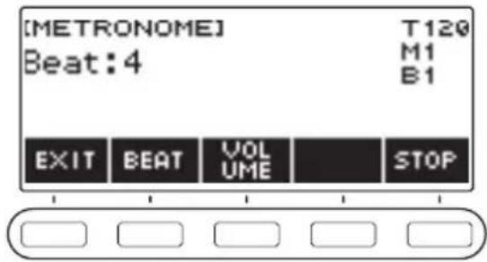 CASIO CTS400 - Appuyez sur START. - 1