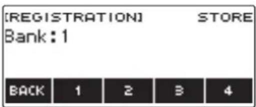 CASIO CTS400 - Sauvegarde d'une configuration - 3