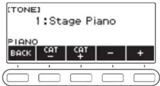 CASIO CTS400 - Tournez le cadran pour sélectionner une sonorité. - 1