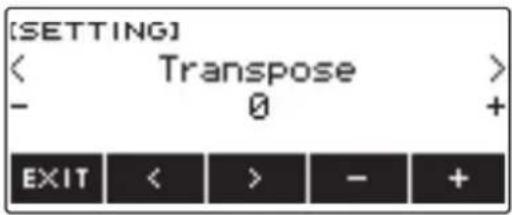 CASIO CTS400 - Appuyez sur SETTING. - 1
