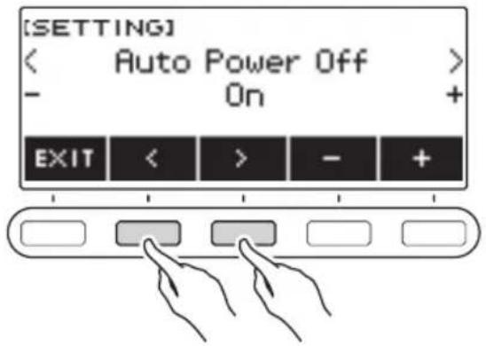 CASIO CTS400 - Appuyez sur SETTING. - 2