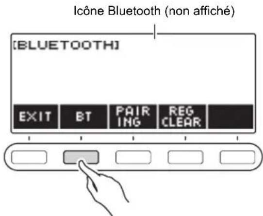 CASIO CTS400 - Désactivation du Bluetooth - 2