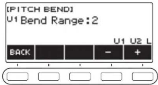 CASIO CTS400 - Appuyez sur PITCH BEND. - 2