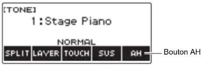 CASIO CTS400 - Commutation de la fonction du bouton de ARP (arpégiateur) à AH (harmonisation automatique) - 3
