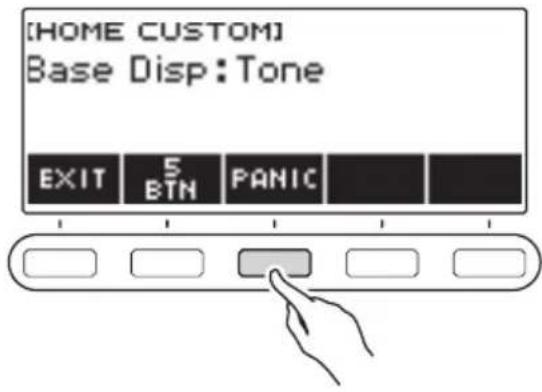 CASIO CTS400 - Prévention de l'arrêt de la lecture lorsque vous appuyez sur HOME (fonction PANIC) - 1
