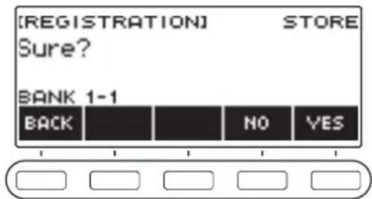 CASIO CTS400 - Sauvegarde d'une configuration - 4