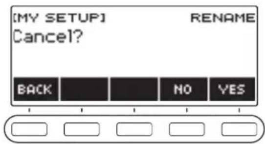 CASIO CTS400 - Quitter une opération de suppression ou de modification de caractères - 1