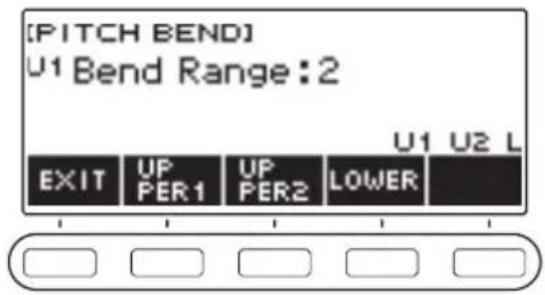 CASIO CTS400 - Appuyez sur PITCH BEND. - 1