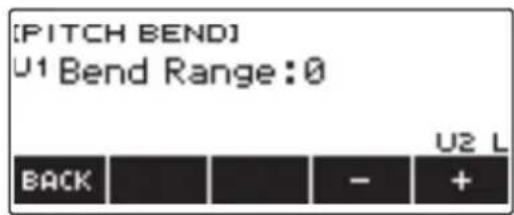 CASIO CTS400 - Appuyez sur PITCH BEND. - 3