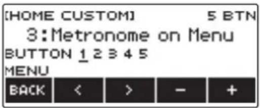CASIO CTS400 - Appuyez sur 5 BTN (5 boutons). - 1