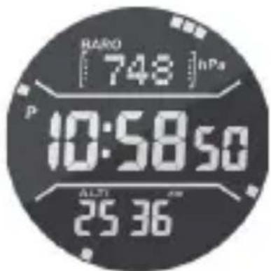 CASIO Pro Trek Smart WSDF30 - Styles d'affichage - 1