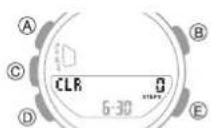 CASIO GShock GBA900 - Réinitialisation des mesures du journal de bord - 1