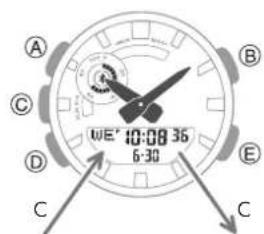 CASIO GShock GBA900 - Défilament entre les écrans du journal de bord - 1