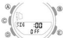 CASIO GShock GBA900 - Activation du signal sonore horaire - 1