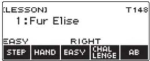 CASIO LKS450 - Appuyez sur EASY. - 1