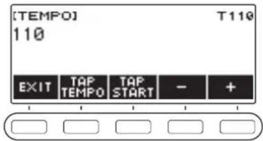 CASIO LKS450 - Appuyez sur TEMPO. - 1