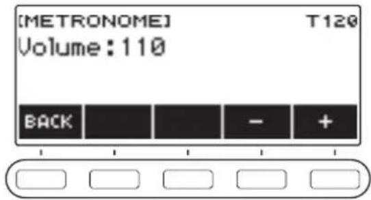 CASIO LKS450 - Tournez le cadran pour ajuster le niveau de volume. - 1