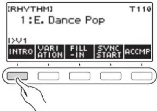 CASIO LKS450 - Appuyez sur INTRO. - 1